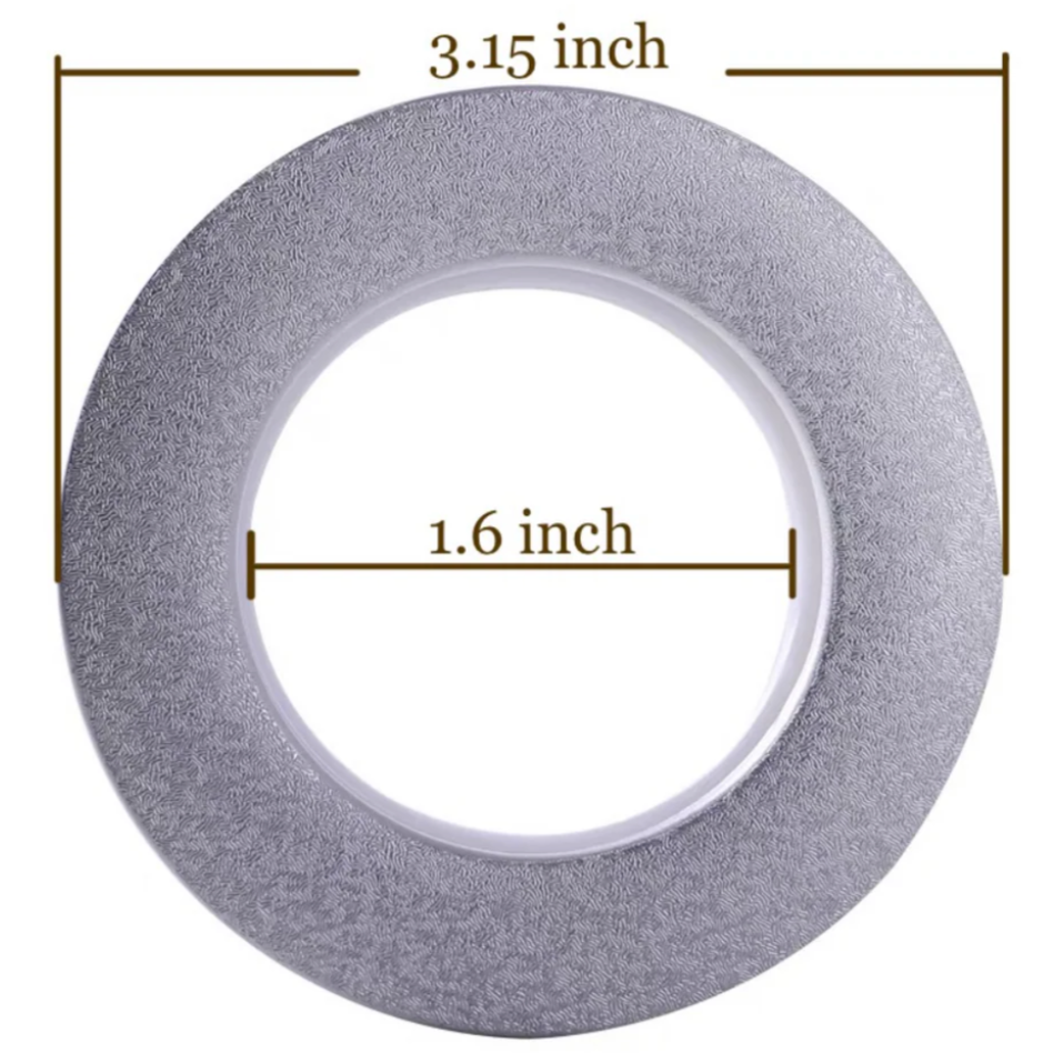 size information of the silver grommet ring