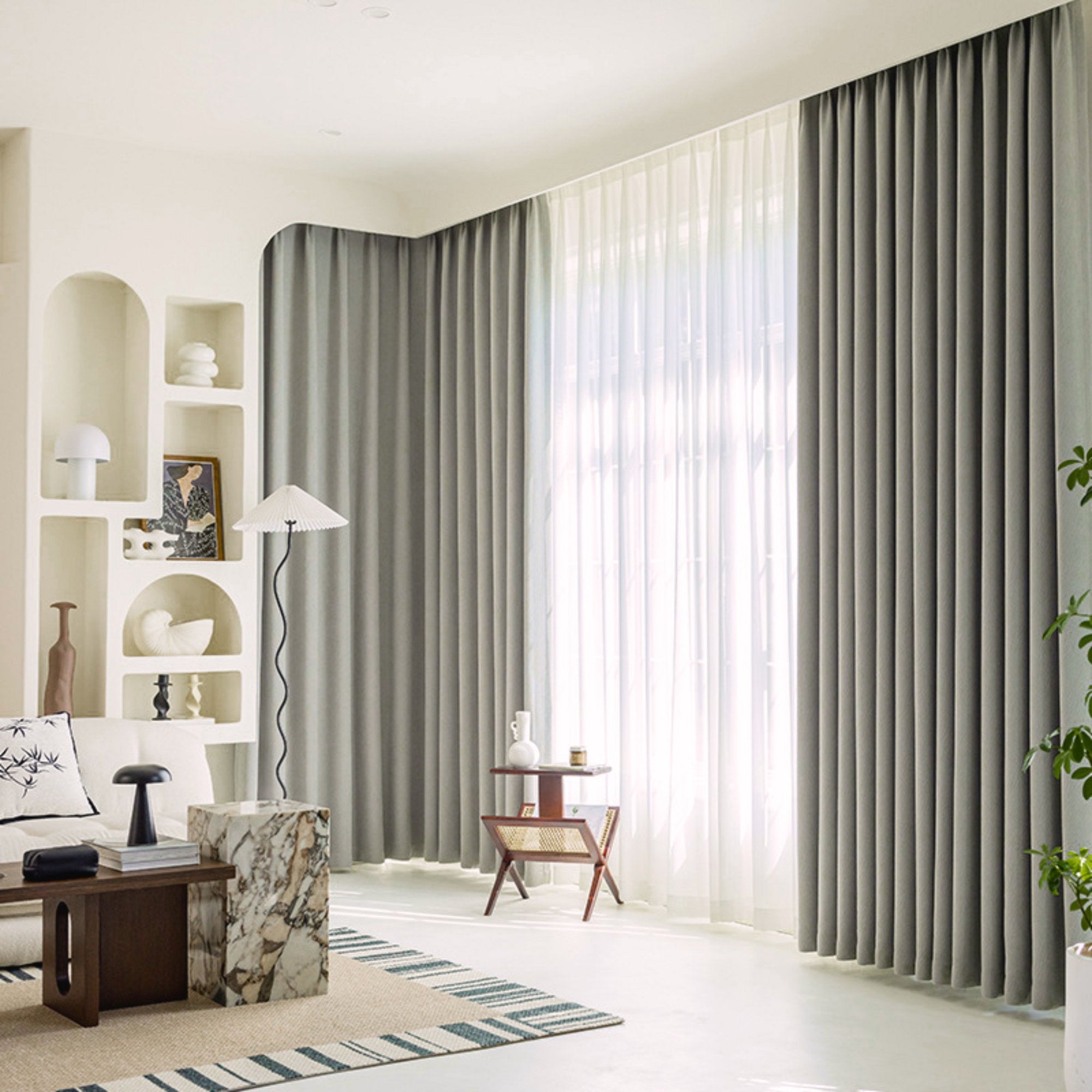 custom blackout curtains for living room- Lumos Curtains