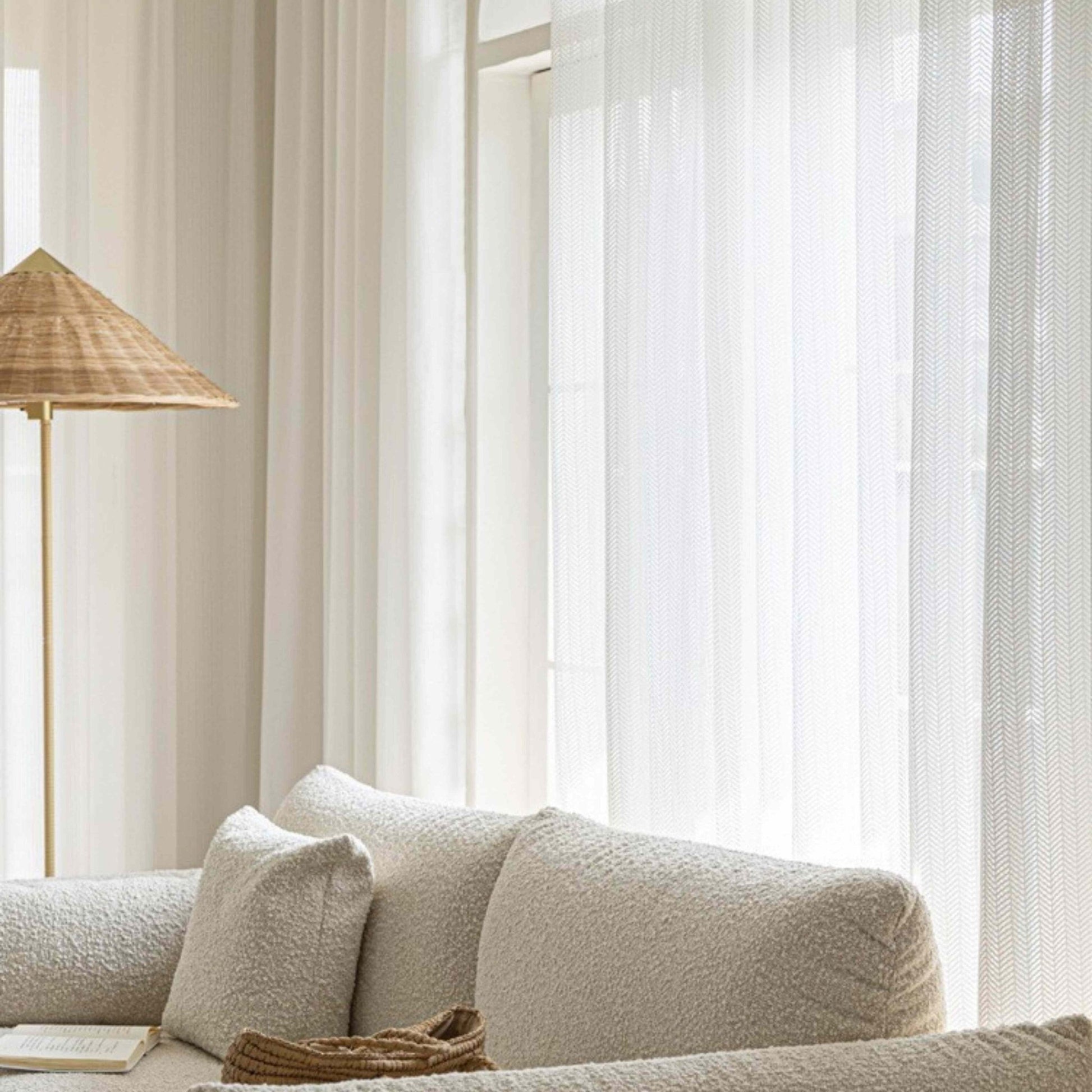 Cat Proof Sheer Curtains - Lumos CurtainsWhite